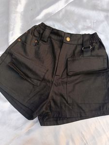 Black Cargo shorts
