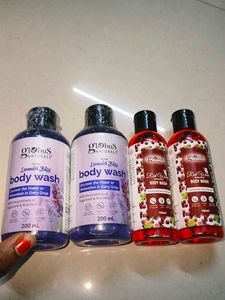Globus Naturals Body Wash Set Of 4