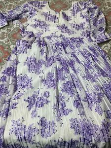 Floral Print Ethnic Gown