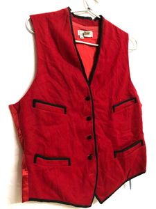 Barneys Red Waistcoat