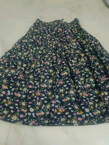 Floral Print Skirt