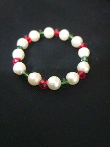 Red And Darkgreen Coloured Bracelet