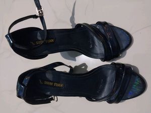 Pencil Black Heels Size 35