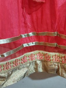 Rose Lehnga Choli For Girls