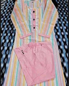 Women&#39;s Kurti and Trouser Set