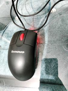 Lenovo Wired Mouse - Black💥