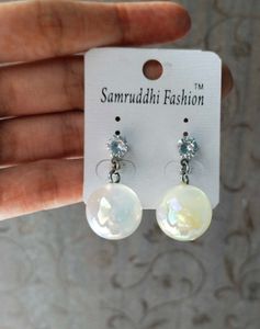Iridescent Orb Drop Earrings