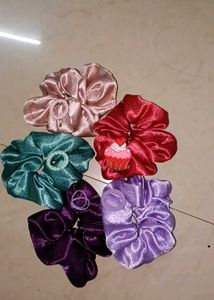 Satin Scrunchie Set
