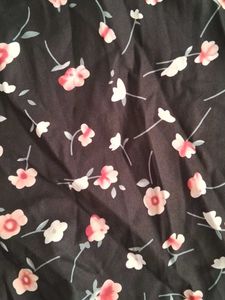 Floral Print Bell Sleeve Top