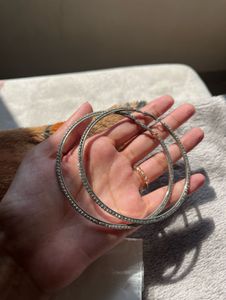 Sparkly Hoop Earrings