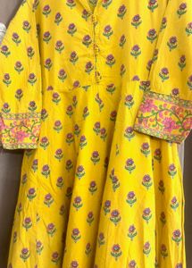 Floral Print Kurta