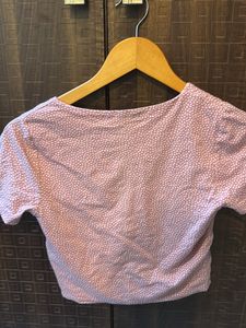 Cute Pink Crop Top