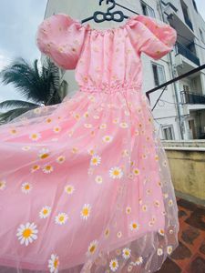 Pink Floral Dress