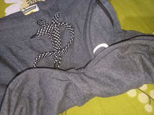 2 black &amp; charcoal grey joggers track pants unisex