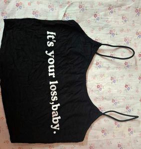 Sexy Black 🖤 Crop Top From Shein