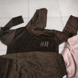 combo woolen night suit