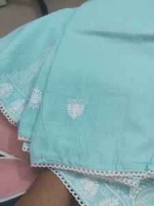 Elegant Embroidered Kurta duppatta and salvar set