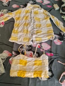 Striped Bell Sleeve Top