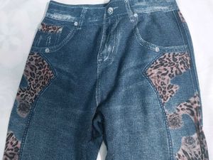 Leopard Print Woolen Jegging