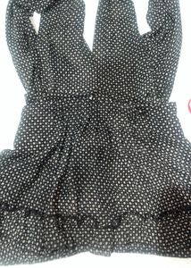 Polka Dot Mini Y2K Top