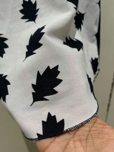 White Too With Black Leaves