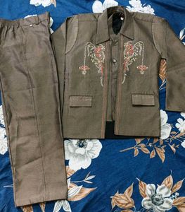 Vintage Embroidered Suit