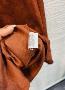 🇮🇹Shein Imported Corduroy Shirt Dress