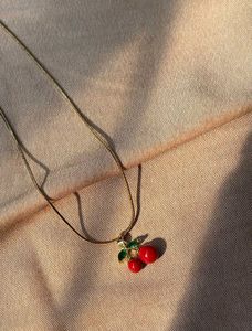 Cherry Pendant Necklace
