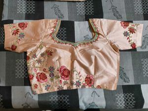 Peach Floral Lehenga