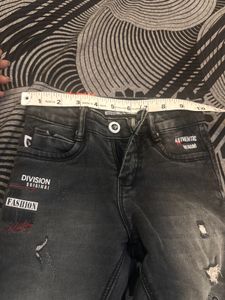Denim Grey Jeans For Boys