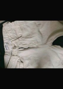 Beige Denim Jeans