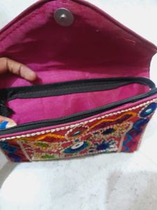 Embroidered Navratri Clutch