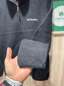 Columbia Unisex Black Long Sleeves Zipup Fleece