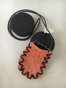 Vintage Beaded Purse necklace