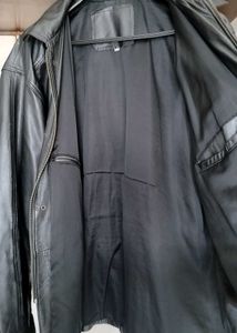 Leather Jacket For Men In Black Colour