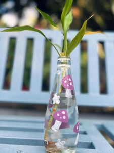 Painted Bottle for Plants