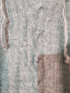 Grey Woolen Hoodie
