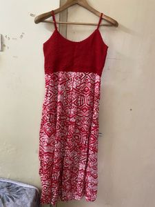 red knit dress