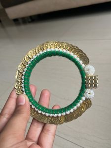 Green Bangles Set Of 2