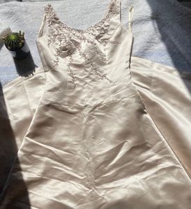 corture collection beige gown