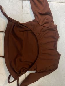 Open Back Crop Top
