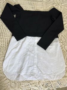 Black &amp; White Mini Dress