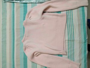 Pink Crop Sweater