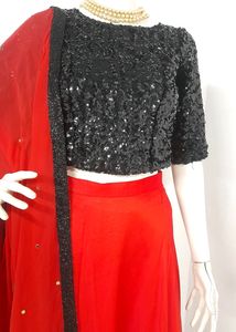 Shell Worked Lehenga Choli
