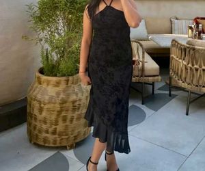 Brand New (NewMe) 🖤Floral Halter Neck Midi Dress