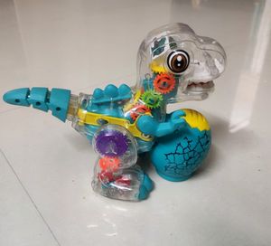 Transparent Gear Dinosaur with Sound and Light