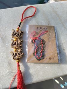 Combo Of Dragon Hanging And Coin Bracelet
