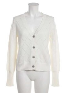 Elegant White Knit Cardigan