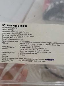 Sennheiser Headphones 🎧
