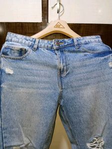 Ripped Light Wash Jeans